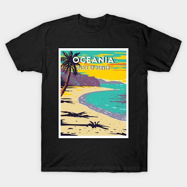 Oceania travel destination T-Shirt by NeedsFulfilled